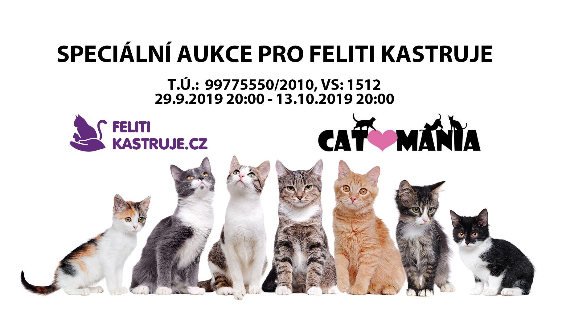 UŽ JEN DNES  máte možnost pomoci FELITI kastruje a něco krás...